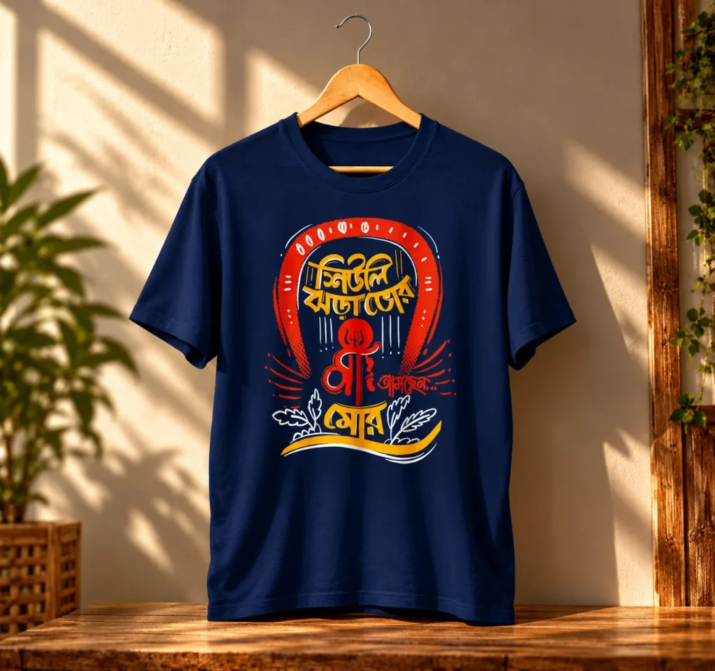 Bengali graphic T-shirt by The Funky Buzz
